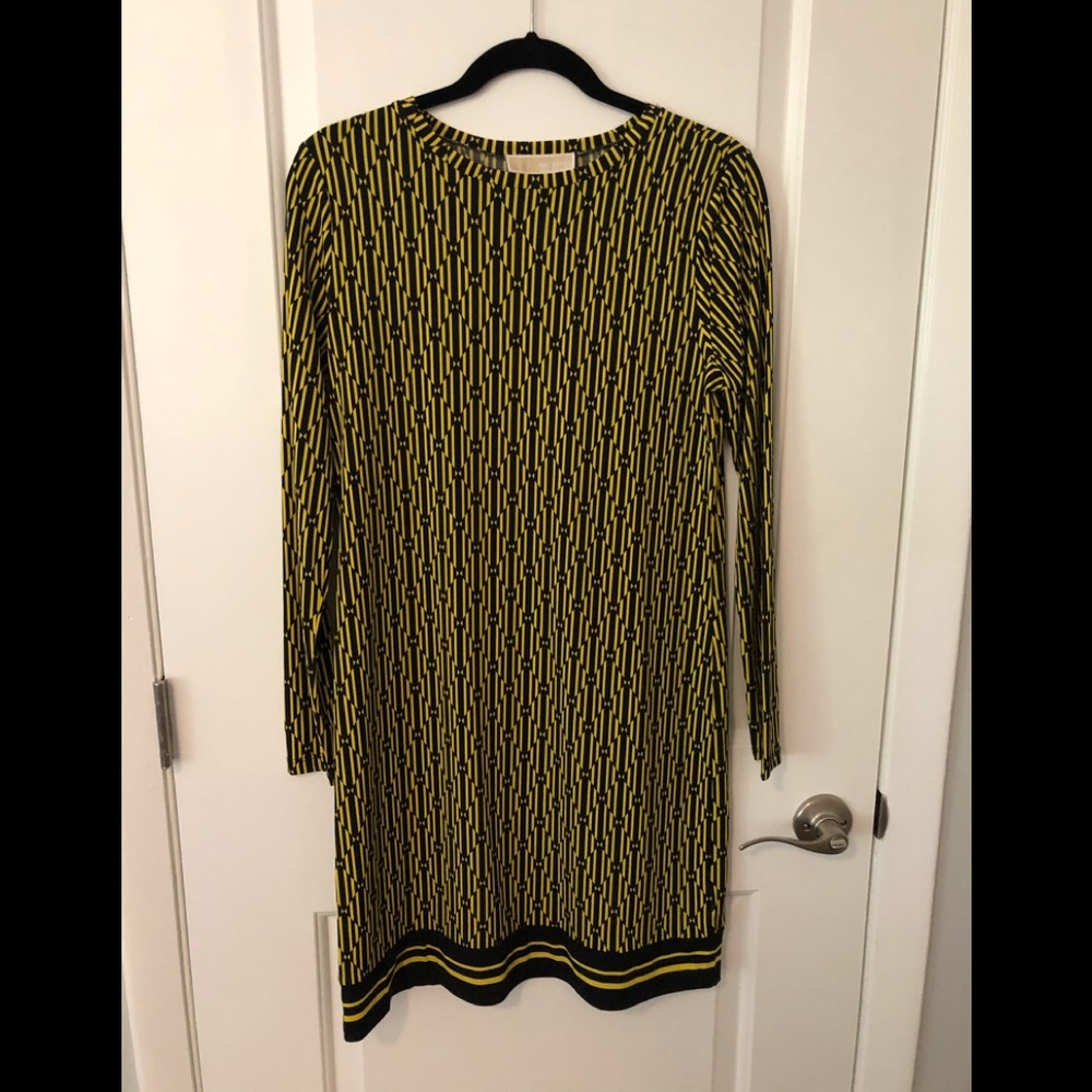 Michael Kors Long Sleeve Shirt Dress